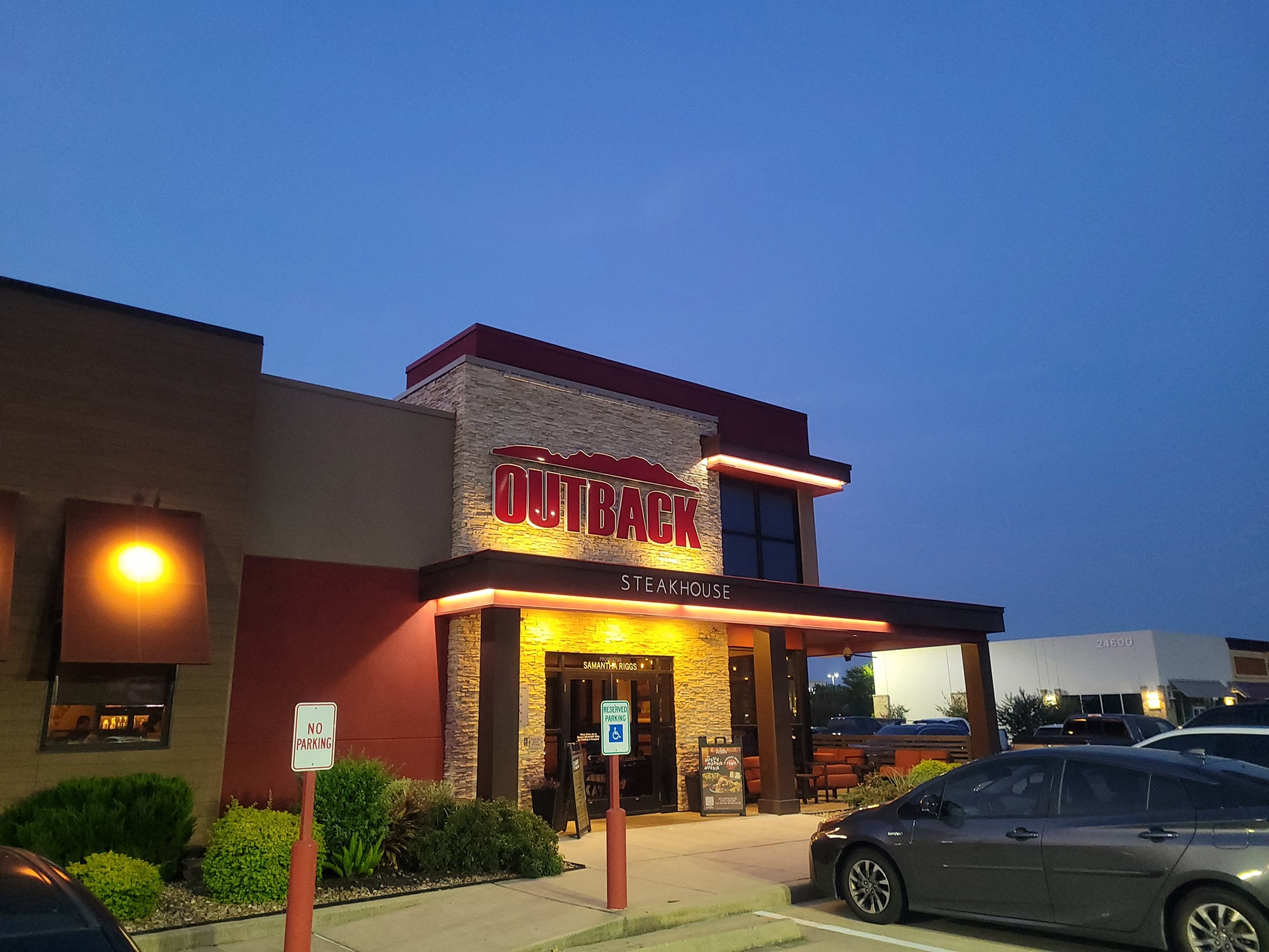 Outback Steakhouse entrance